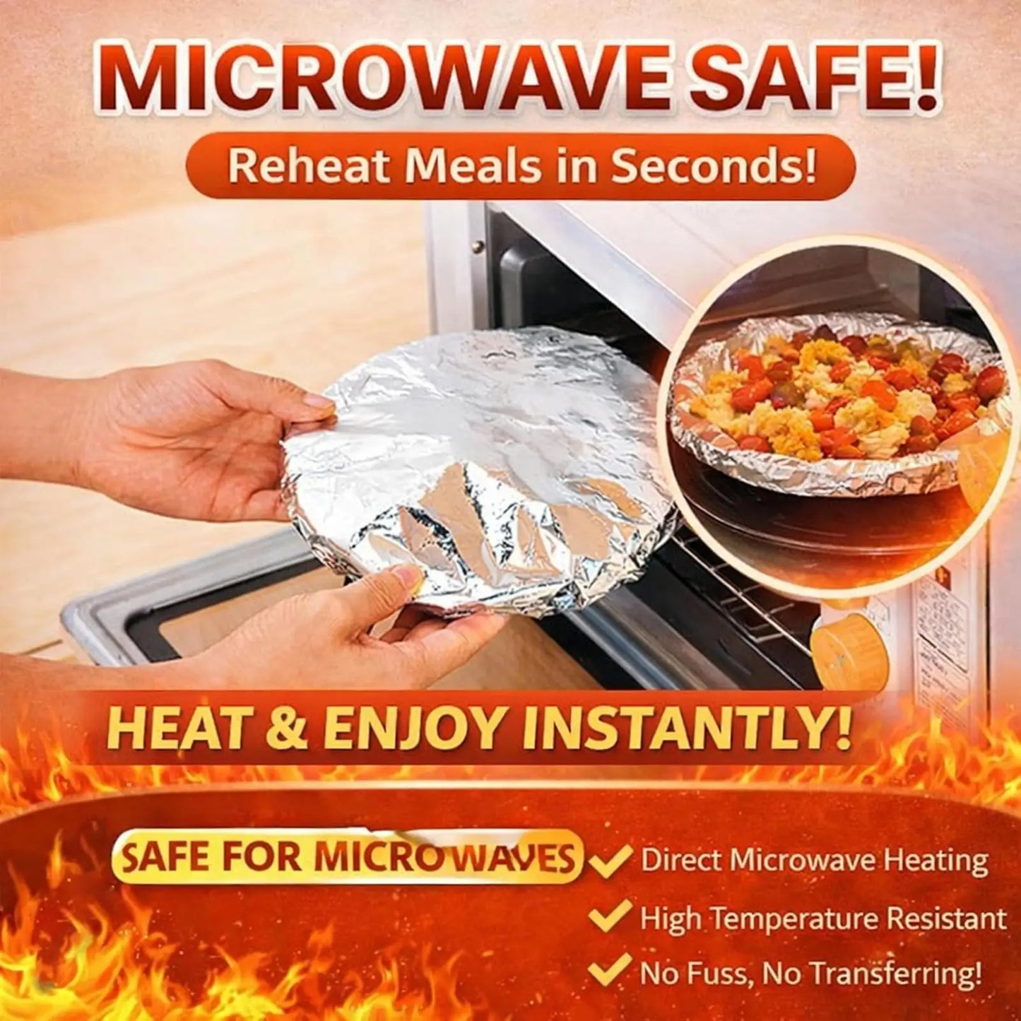 10pcs Aluminum Foil Insulation Covers Keep Food Warm